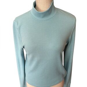 American Eagle Outfitters Light Blue Knit Top